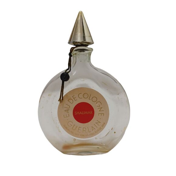 Lot of 3 Guerlain Shalimar 6 oz 3/4 Full, 3.3 oz, I.6 oz Flacon Bottle Crystal - Picture 8 of 13